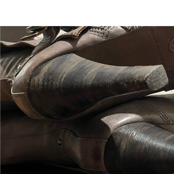 Frye Harlow Moto Leather Boots Size 6 - Picture 3 of 13